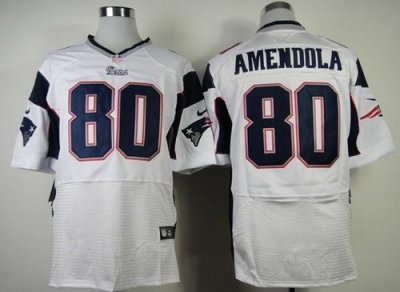 Jerseys Factory Cheap Nike Patriots #80 Danny Amendola White Men
