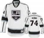 Jerseys Factory Cheap Kings #74 Dwight King White Road Embroider
