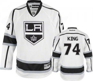 Jerseys Factory Cheap Kings #74 Dwight King White Road Embroider