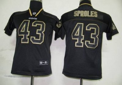 Jerseys Factory Cheap Saints #43 Darren Sproles Lights Out Black
