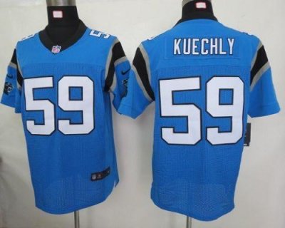 Jerseys Factory Cheap Nike Panthers #59 Luke Kuechly Blue Altern