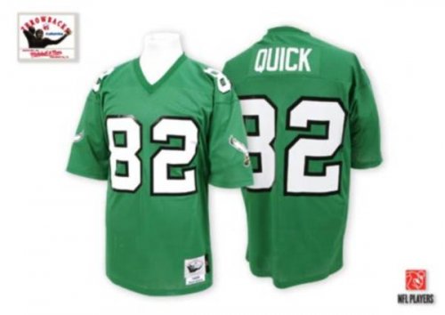 Jerseys Factory Cheap Mitchell And Ness Eagles #82 Mike Quick Gr