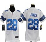 Jerseys Factory Cheap Nike Cowboys #28 Felix Jones White Youth E