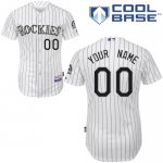 Jerseys Factory Cheap Rockies Personalized Authentic Grey Baseba