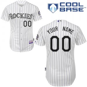 Jerseys Factory Cheap Rockies Personalized Authentic Grey Baseba