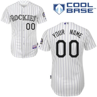 Jerseys Factory Cheap Rockies Personalized Authentic Grey Baseba