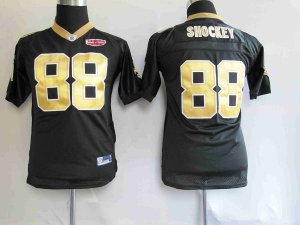 Jerseys Factory Cheap Saints #88 Jeremy Shockey Black With Super
