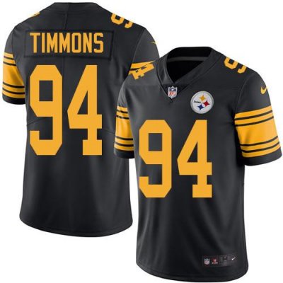 Jerseys Factory Cheap Nike Steelers #94 Lawrence Timmons Black M