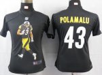 Jerseys Factory Cheap Nike Steelers #43 Troy Polamalu Black Team