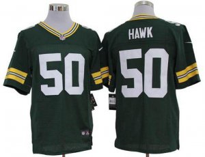 Jerseys Factory Cheap Nike Packers #50 A.J. Hawk Green Team Colo