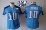 Jerseys Factory Cheap Nike Titans #10 Jake Locker Light Blue Tea