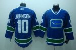 Jerseys Factory Cheap Canucks #10 Ryan Johnson New Third Blue Em