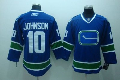 Jerseys Factory Cheap Canucks #10 Ryan Johnson New Third Blue Em