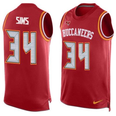 Jerseys Factory Cheap Nike Buccaneers #34 Charles Sims Red Team