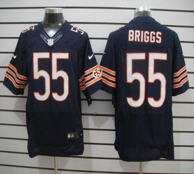 Jerseys Factory Cheap Nike Bears #55 Lance Briggs Navy Blue Team