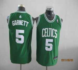 Jerseys Factory Cheap Celtics #5 Kevin Garnett Green Embroidered