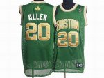 Jerseys Factory Cheap Celtics #20 Ray Allen Stitched Green Gold