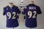 Jerseys Factory Cheap Nike Ravens #92 Haloti Ngata Purple Team C