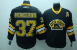 Jerseys Factory Cheap Bruins #37 Patrice Bergeron Embroidered Bl