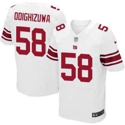 Jerseys Factory Cheap Nike Giants #58 Owa Odighizuwa White Men's