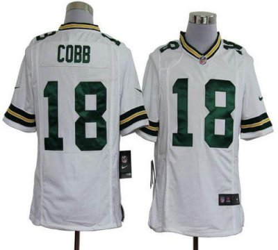 Jerseys Factory Cheap Nike Packers #18 Randall Cobb White Men's