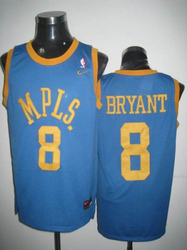 Jerseys Factory Cheap Lakers #8 Kobe Bryant Stitched Baby Blue M