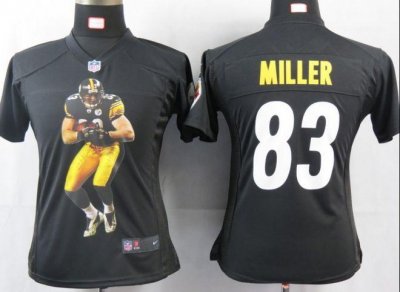 Jerseys Factory Cheap Nike Steelers #83 Heath Miller Black Team