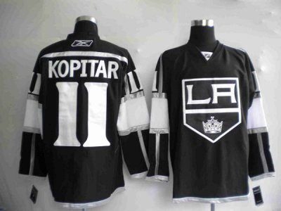 Jerseys Factory Cheap Kings #11 Anze Kopitar Black Home Embroide