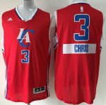 Jerseys Factory Cheap Clippers #3 Chris Paul Red 2014-15 Christm
