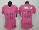 Jerseys Factory Cheap Nike Eagles #10 DeSean Jackson Pink Sweeth
