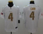 Jerseys Factory Cheap Nike Raiders #4 Derek Carr White Men's Sti