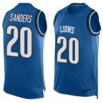 Jerseys Factory Cheap Nike Lions #20 Barry Sanders Blue Team Col