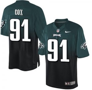 Jerseys Factory Cheap Nike Eagles #91 Fletcher Cox Midnight Gree