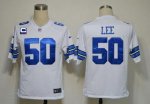 Jerseys Factory Cheap Nike Cowboys #50 Sean Lee White With C Pat