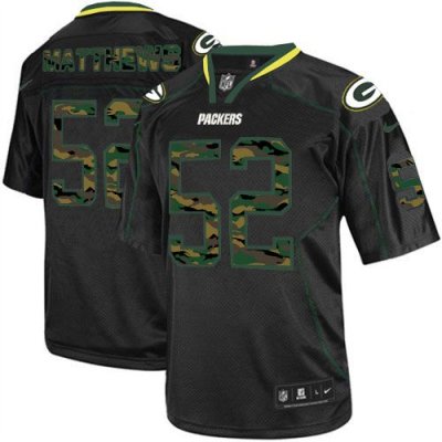 Jerseys Factory Cheap Nike Packers #52 Clay Matthews Black Men's