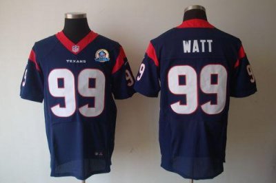 Jerseys Factory Cheap Nike Texans #99 J.J. Watt Navy Blue Team C