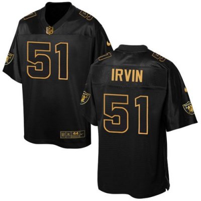 Jerseys Factory Cheap Nike Raiders #51 Bruce Irvin Black Men's S