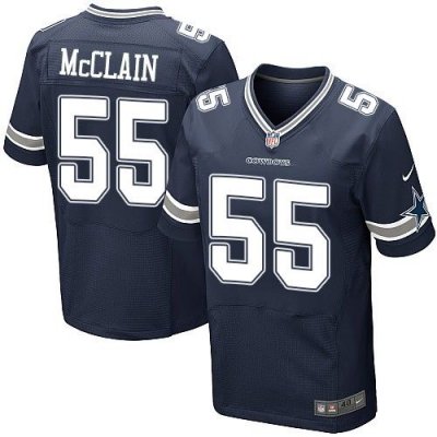Jerseys Factory Cheap Nike Cowboys #55 Rolando McClain Navy Blue