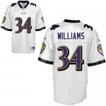 Jerseys Factory Cheap Ravens #34 Ricky Williams White Stitched N
