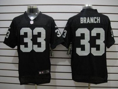 Jerseys Factory Cheap Nike Raiders #33 Tyvon Branch Black Team C