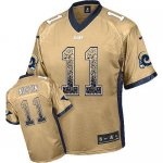 Jerseys Factory Cheap Nike Rams #11 Tavon Austin Gold Men's Stit