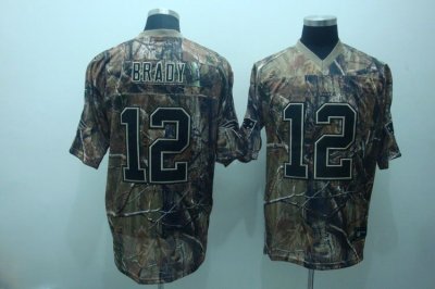 Jerseys Factory Cheap Patriots #12 Tom Brady Camouflage Realtree