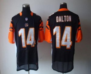 Jerseys Factory Cheap Nike Bengals #14 Andy Dalton Black Team Co