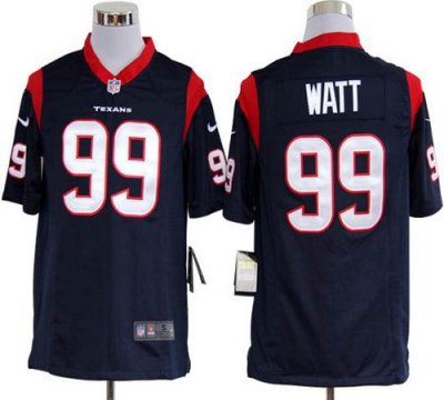 Jerseys Factory Cheap Nike Texans #99 J.J. Watt Navy Blue Team C