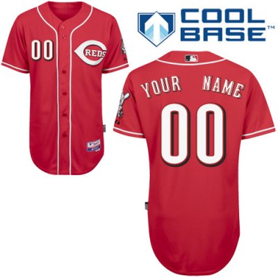 Jerseys Factory Cheap Reds Personalized Authentic Red Baseball J