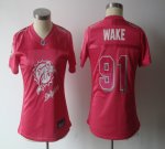 Jerseys Factory Cheap Dolphins #91 Cameron Wake Pink 2011 Women'
