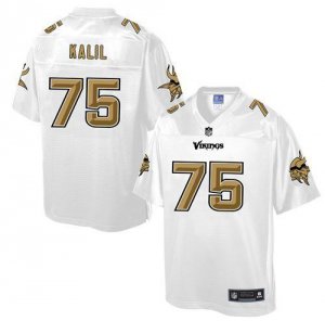 Jerseys Factory Cheap Nike Vikings #75 Matt Kalil White Men's NF