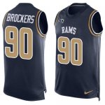 Jerseys Factory Cheap Nike Rams #90 Michael Brockers Navy Blue T