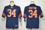 Jerseys Factory Cheap Nike Bears #34 Walter Payton Navy Blue 194