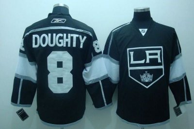 Jerseys Factory Cheap Kings #8 Drew Doughty Black Home Embroider